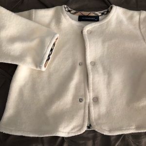 Burberry Baby Sweater 9m cream